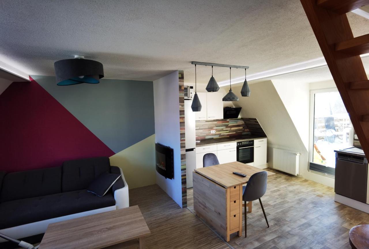 Gemuetliche Dachwohnung Mit Kleiner Oder Grosser Dachterrasse Nebeneinander Wolmirstedt Exterior photo