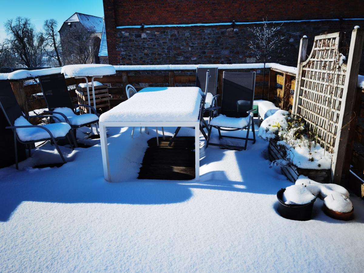 Gemuetliche Dachwohnung Mit Kleiner Oder Grosser Dachterrasse Nebeneinander Wolmirstedt Exterior photo